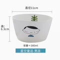 Axyaa Cartoon Ceramic Dining Bowl for Children