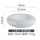 Axyaa Ceramic Drum Plate: High-end Japanese Tableware for Hotels & Restaurants