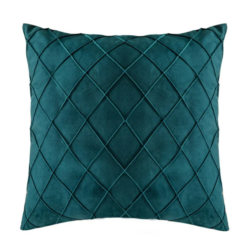 Axyaa Velvet Pillowcase: Nordic Ins Style Decorative Cushion Cover for Sofa, Ultra Soft Throw Pillow Cover