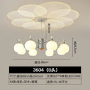 Axyaa Cream Nordic Retro Chandelier for Living Room, Bedroom, Dining Room