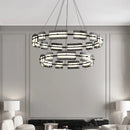 Axyaa Designer Copper Chandelier, Modern Island Table Lamp