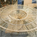 Axyaa Handmade Rattan Pendant Light for Dining Room, Living Room, Bedroom, Hotel Lobby