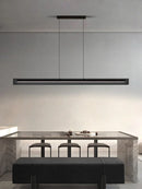 Axyaa Modern LED Linear Pendant Light Fixture for Kitchen Dining Living Room