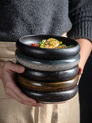 Axyaa 6inch Ceramic Plate Korean Kimchi Salad Dish Single Plate Bowl