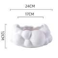 Axyaa Cloud Ceramic Vase Flowers Pots Desk Decoration Room Aesthetic Decor