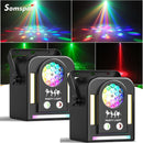 Axyaa LED RGB Running Horse Strobe Lights with Remote Control for Party DJ & Disco