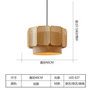 Axyaa Rattan Pendant Light: Japanese Wabi Sabi Bohemian Chandelier for Modern Home Decor