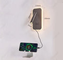 Axyaa Adjustable USB Wall Lamp for Bedroom Study, Minimalist LED Reading Light