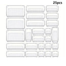 Axyaa Transparent Drawer Storage Box: Kitchen Tableware Cosmetics Organizer