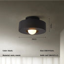 Axyaa Nordic Simon LED Ceiling Light Red Resin Lamp