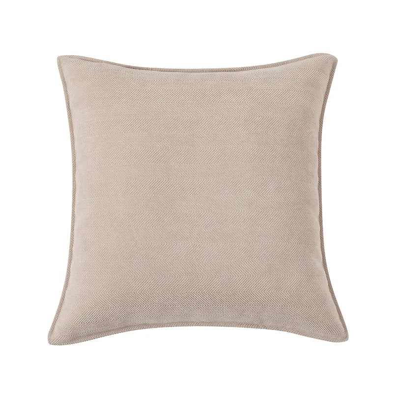 Axyaa Chenille Herringbone Embossed Pillowcase Set for Bedroom and Couch
