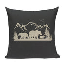Axyaa Nordic Wildlife Cushion Covers 45x45cm Square Printed Pillow Case
