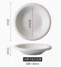 Axyaa 10-Inch Petal Bowl | High-End Deep Plate | Beautiful Fruit Plate