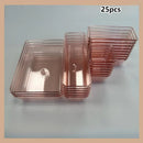 Axyaa Transparent Drawer Storage Box: Kitchen Tableware Cosmetics Organizer