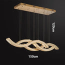 Axyaa Crystal Chandelier Pendant Light for Luxe Living & Dining Rooms