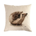 Axyaa Hedgehog Linen Pattern Pillowcase Series