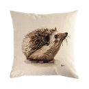 Axyaa Hedgehog Linen Pattern Pillowcase Series