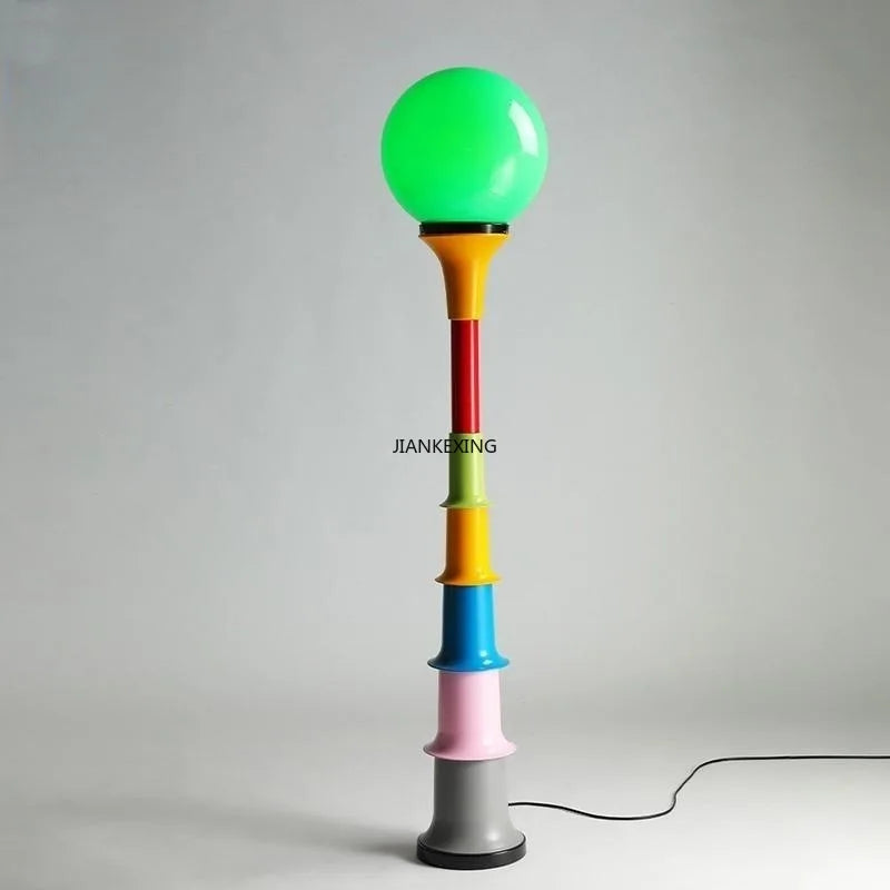 Axyaa Retro Art LED Floor Lamp for Bedroom & Children's Study