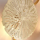 Lotus Leaf Wall Lamp Sconce for Bathroom LED Lights by Axyaa - Modern Industrial Bedroom Indoor Fixture