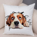 Axyaa Cute Dog Print Pillow Case for Home Decor and Comfort