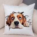 Axyaa Cute Dog Print Pillow Case for Home Decor and Comfort