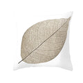 Axyaa Autumn Maple Leaves Pillow Cases with Fresh Print Flower Plant Custom Polyester Cover