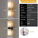 Axyaa Marble Wall Lamp Black Gold E27 Sconce for Living Room Bedroom Lighting