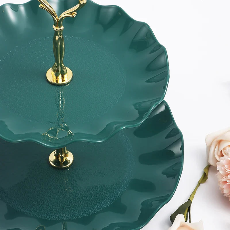 Axyaa Cake Candy Stand Round Wedding Party Display Tray