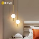 Axyaa Long Line Black/Gold Pendant Light for Bedroom and Living Room Wall Decor