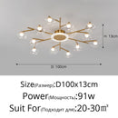 Axyaa Glass Ball Pendant Light Chandelier for Bedroom Living Room Restaurant Lighting