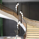 Axyaa LED Pendant Light for Staircase Chandeliers Living Room Indoor Lighting