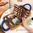 Axyaa Large Capacity Makeup Pouch Bag Korean Style Handbag