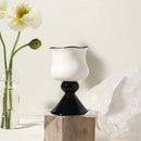 Axyaa French INS Style Ceramic Goblet with Black Stem - 250ml