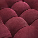 Axyaa Christmas Red Round Meditation Floor Cushion - Large Size