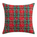 Axyaa Christmas Plaid Cushion Cover for Cheerful Home Decor