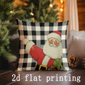 Axyaa Christmas Cushion Covers for Sofa, Bedroom, Car - Rectangular Pillow Cover