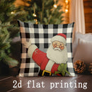 Axyaa Christmas Cushion Covers for Sofa, Bedroom, Car - Rectangular Pillow Cover
