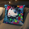 Axyaa Anime Pillow Cover by Chisato Tatumi for Sofa Room Decor and Wedding Gift
