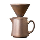 Axyaa Retro Ceramic Coffee Brewing Set - Handcrafted Kiln Design