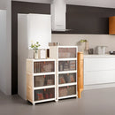 Axyaa White PP Shoe Storage Boxes With Wheels: Organize Shoes in Style