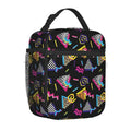 Axyaa Retro Insulated Lunch Bag - Portable Thermal Bento Tote for Work & School
