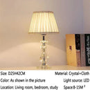 Axyaa Crystal Table Lamp for Luxurious Living Room, Bedroom & Study