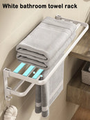 Axyaa Foldable Aluminium Towel Rack, Wall Mounted Bathroom Hardware Set