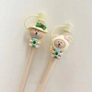 Axyaa Bear Silicone Straw Cap for 30oz Tumblers