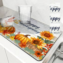 Axyaa Coffee Mat: Absorbent Dish Drying Mat for Kitchen and Bathroom