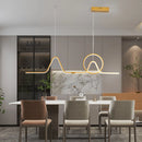 Axyaa Modern LED Kitchen Island Pendant Chandelier for Dining Room