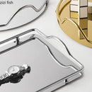 Axya Metal Fruit Tray: Elegant Home Decor & Perfume Organizer