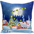 Axyaa Christmas Santa Claus Tree Pillow Case 45x45cm