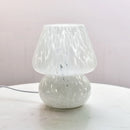 Glass Mushroom Table Lamp Cream: Axyaa Branded Bedroom Decoration Lamp