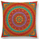 Axyaa Boho Rainbow Mandala Pillow Case Sun Moon Flowers Dream Fantasy Cover